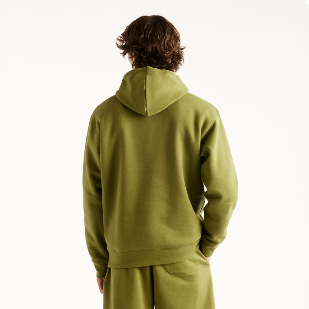 New Balance Fleece Hoodie verde - foto 2