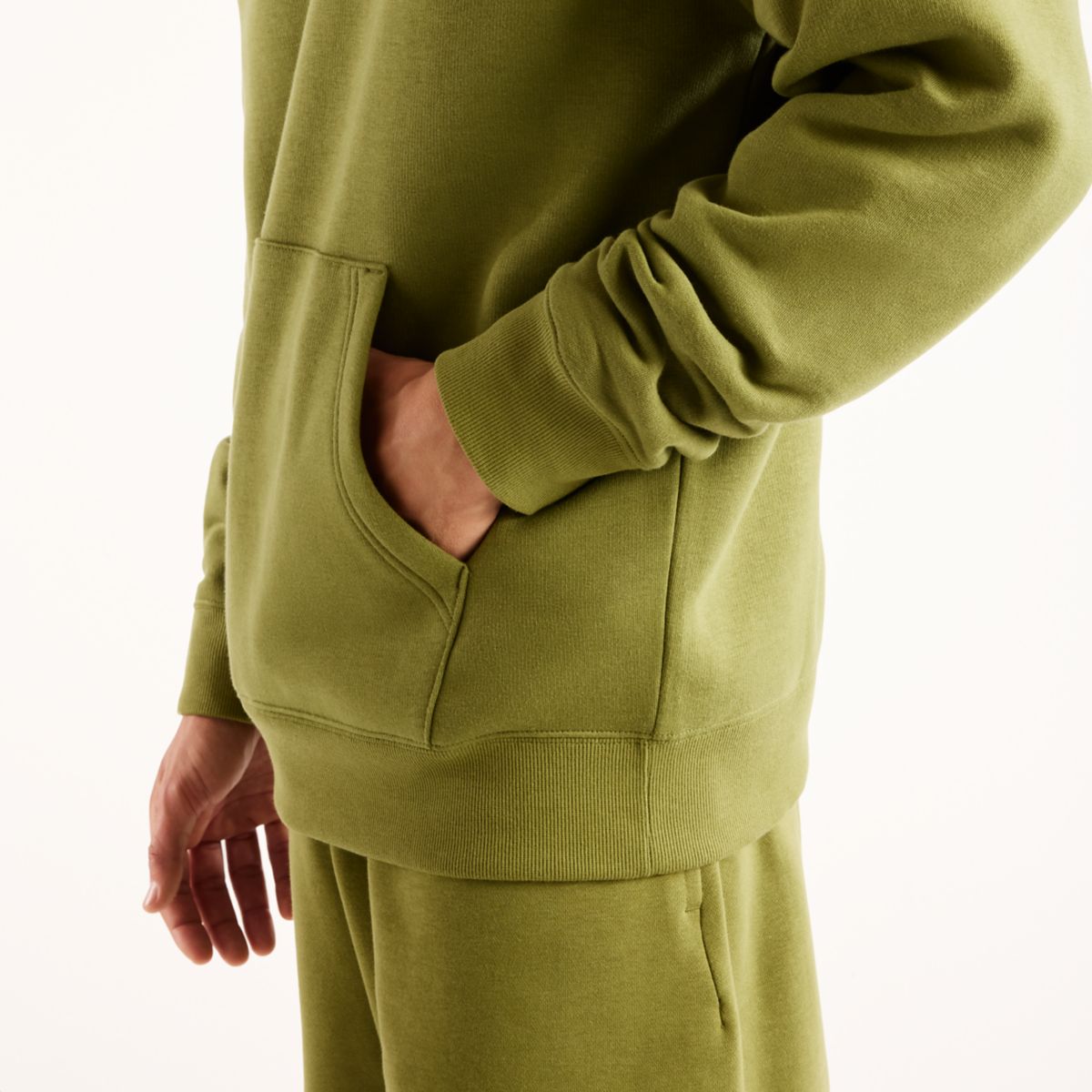 New Balance Fleece Hoodie verde - foto 4