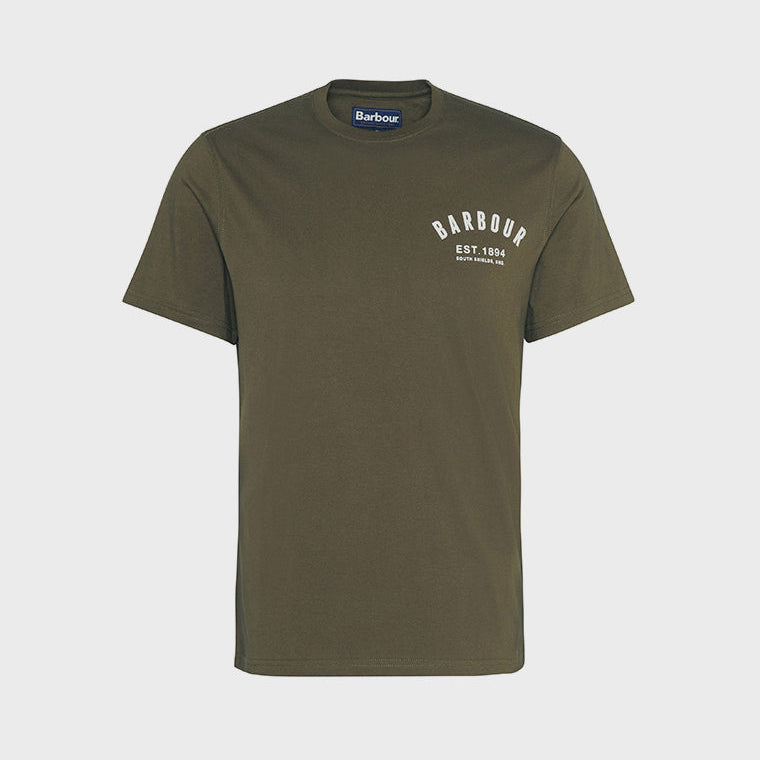 T-shirt Preppy Tee Barbour - Light Sage