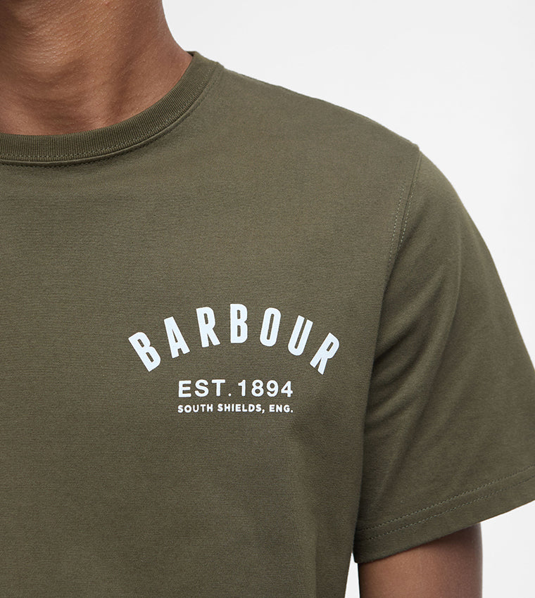 T-shirt Preppy Tee Barbour - Light Sage