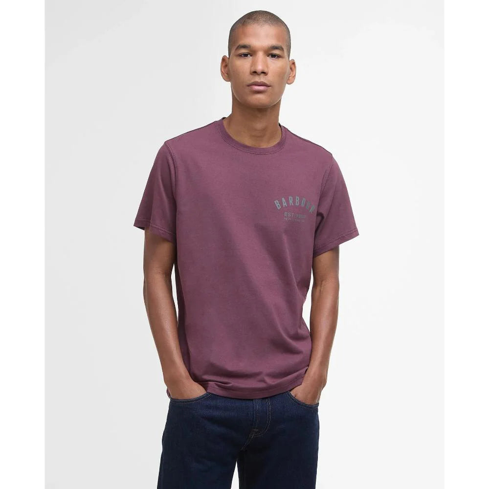 T-shirt Preppy Tee Barbour - Burnt Heaather