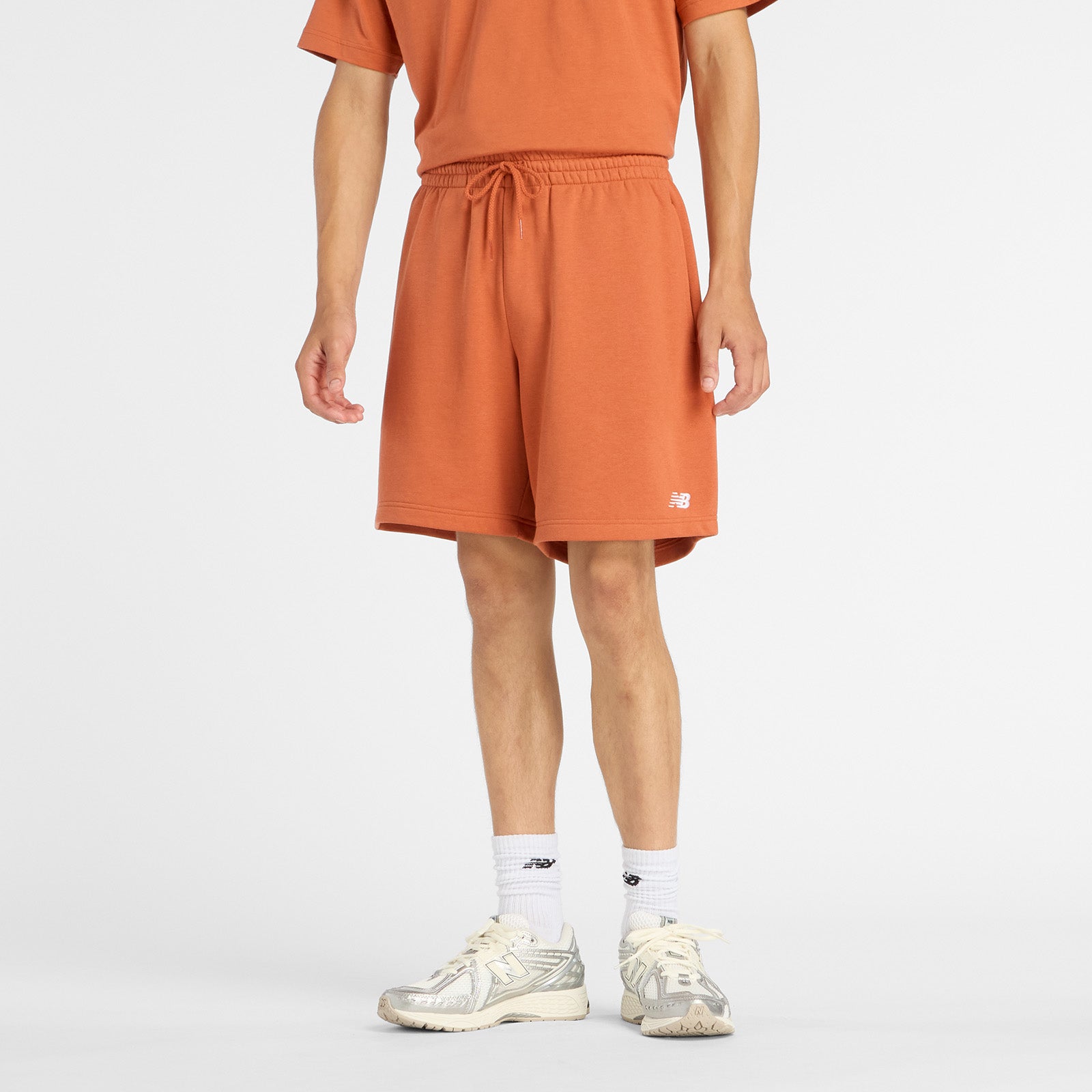 Sport Essentials French Terry Short 7 New Balance - Cinnamon