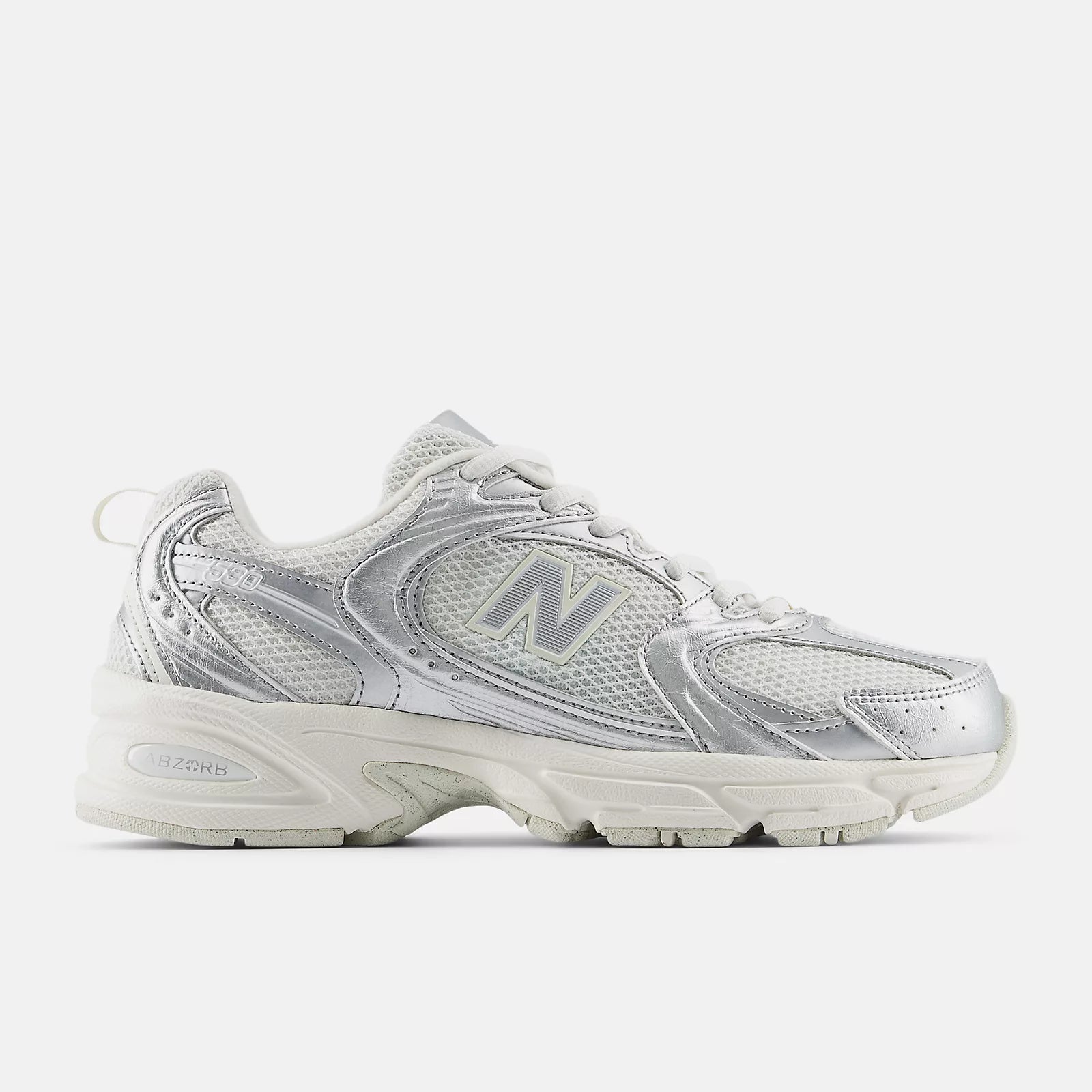 New Balance U 530 3IR - SILVER METALLIC con REFLECTION