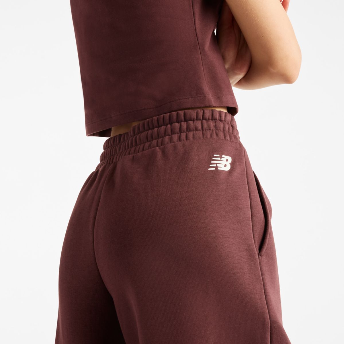 New Balance Trackside Fleece Pant donna cherry - foto 4