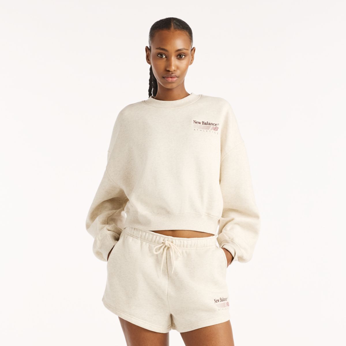New Balance Trackside Fleece Crew donna - foto 1