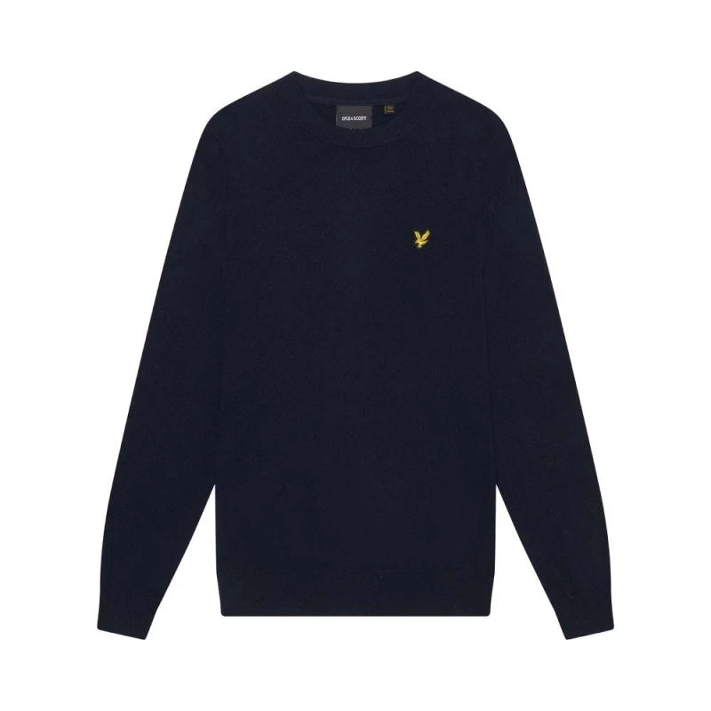 Cotton Merino Crew Neck Jumper Lyle & Scott AW25 - Dark Navy